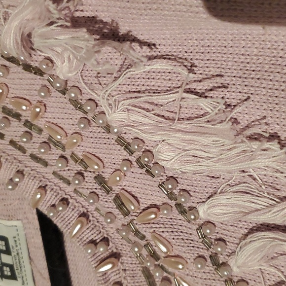 Like new! Vintage Storybook Knits Diamante Diva beaded sweater - Picture 3 of 10